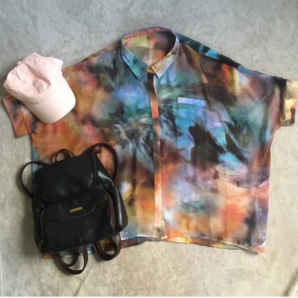 Vintage Tops - Vintage Art Student Oversized Top